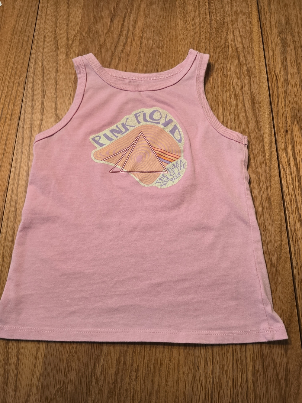 Pink Floyd Kids' Pink Graphic Tank Top